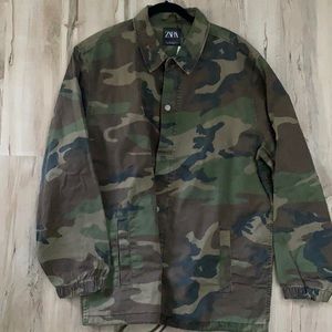 Brand new Zara camo jacket size XL